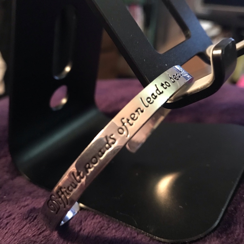 🔥3/$15🧊 Silver motivation bracelet